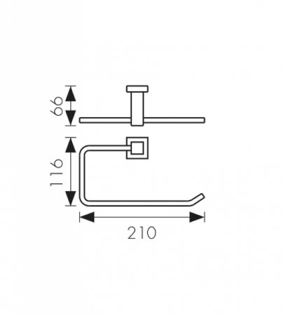 Полотенцедержатель Kaiser KH-4301 Бронза 