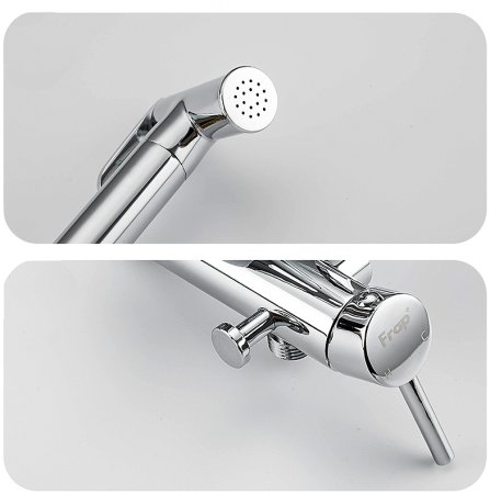 Гигиенический душ со смесителем Frap F7513 Хром 