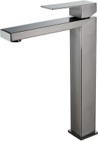 Смеситель для раковины Shevanik S7011T, оружейная сталь