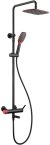 Душевая система Bronze de Luxe Avantgarde 2039RH Черная Красная 