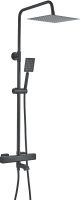 Душевая система c термостатом Shevanik S3096H, черный