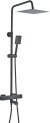 Душевая система c термостатом Shevanik S3096H, черный 