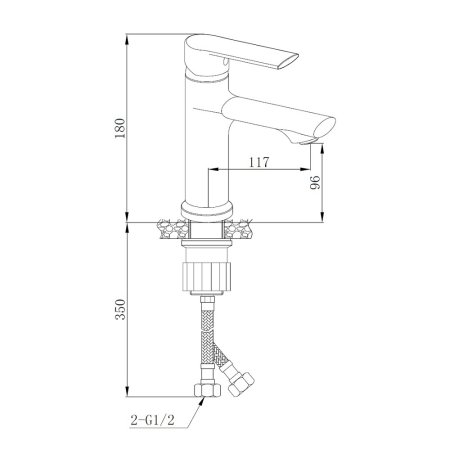 Смеситель для раковины Boch mann BM8725 