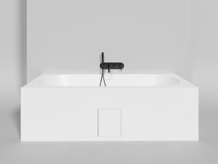 Ванна из искусственного камня Salini Ornella Axis Kit 190х90 103512G Белая глянцевая 