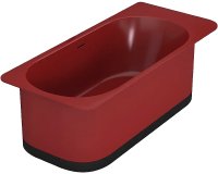 Ванна из искусственного камня Salini Ninfea 180х82 102721MRF покраска по RAL полностью матовая