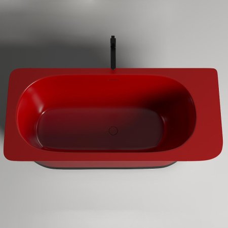 Ванна из искусственного камня Salini Ninfea 180х82 102721MRF покраска по RAL полностью матовая 