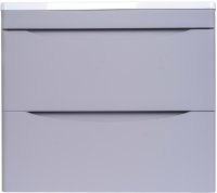 Тумба под раковину Style Line Бергамо 60 СС-00002317 подвесная Серая антискрейч Тумба под раковину Style Line Бергамо 60 СС-00002317 подвесная Серая антискрейч