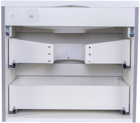 Тумба под раковину Style Line Бергамо 60 СС-00002317 подвесная Серая антискрейч 