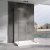 Душевая стенка Abber Zart 70x195 S71 профиль Хром стекло прозрачное 
