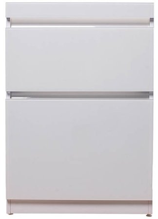 Тумба под раковину Style Line Даймонд 120 Люкс Plus Белый глянец 