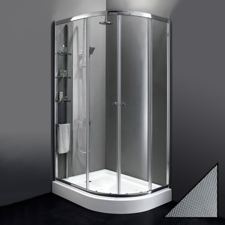 Душевой уголок Cezares ANIMA-W-RH-2-120/100-P-Cr-L 