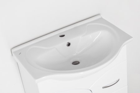 Тумба под раковину Style Line Эко Стандарт 22 Байкал 65 Белый глянец 