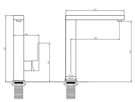 Смеситель для кухни Abber Daheim AF8214W Белый 