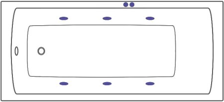 Акриловая ванна Excellent Aquaria WAEX.AQU15.SOFT 150x70 