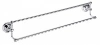 Полотенцедержатель Bemeta Retro 144304232 двойной, хром