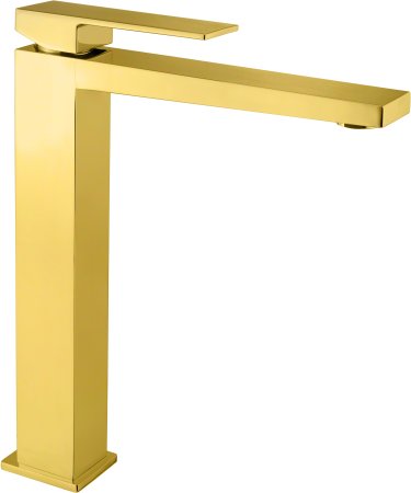 Смеситель для раковины Webert Pegaso PE830402010SSE, золото 