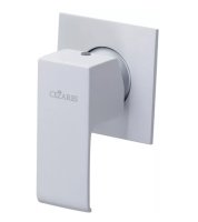 Смеситель Cezares Porta DIM BIO для душа, с внутренней частью, белый