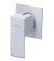 Смеситель Cezares Porta DIM BIO для душа, с внутренней частью, белый 