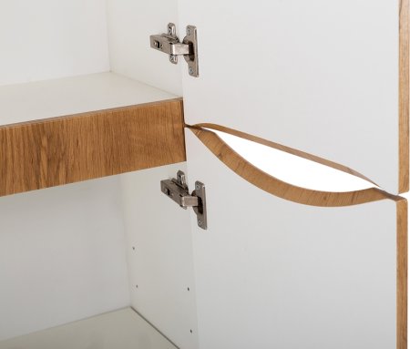 Шкаф пенал подвесной BelBagno FLY-MARINO-1500-2A-SC-RN-P-R 