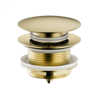 Донный клапан для ванны WONZON & WOGHAND, Брашированное золото (WW-SS105-BG)