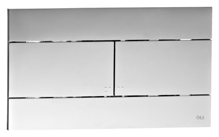 Кнопка смыва OLI Slim 659046 хром матовый 