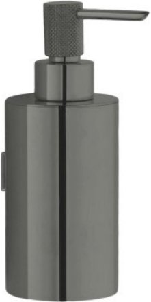 Дозатор для жидкого мыла Boheme Uno 10977-SGM Оружейная сталь глянцевая 