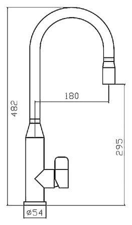 Смеситель для кухонной мойки Zorg Inox Cratia 