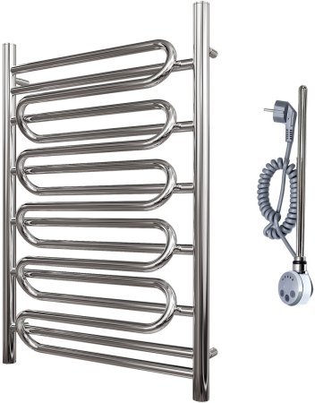 Полотенцесушитель электрический Point Юпитер премиум PN01158SE П7 500x800 левый/правый, хром 