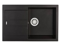 Мойка для кухни каменная Longran Amanda AMG 78x50 Оникс