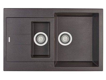 Мойка для кухни каменная Longran Amanda AMG 78x50 Оникс 