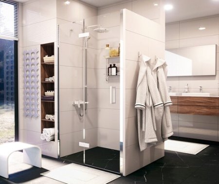 Душевая дверь WasserKRAFT Aller 10H05LWHITE 120х200 см, левая 