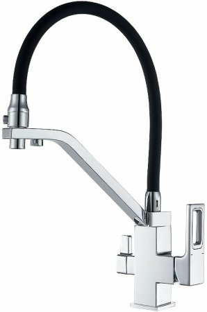 Смеситель для кухни Gappo G18 G4318 Хром Черный 