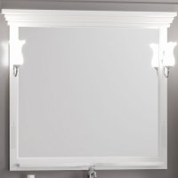 Зеркало Opadiris Риспекто 105 Z0000012655 Белое матовое