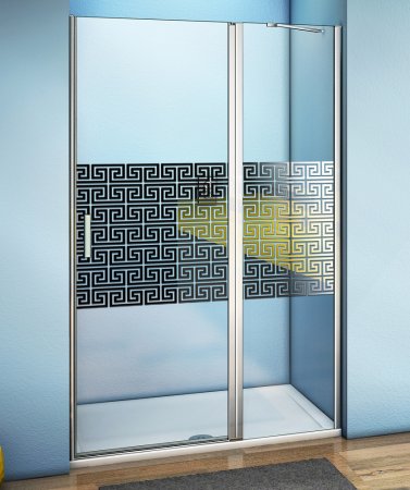 Душевая дверь в нишу Good Door Fantasy WTW-130-F-CH 