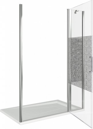 Душевая дверь в нишу Good Door Fantasy WTW-130-F-CH 