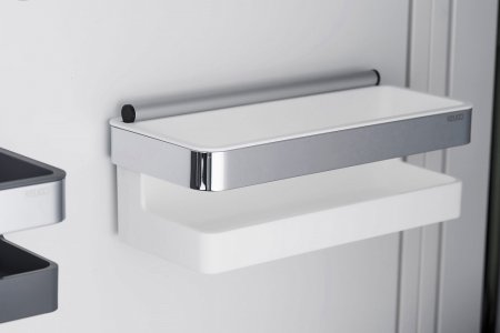 Полка Keuco Industrie 14 41459 010000 со стеклоочистителем, белая 