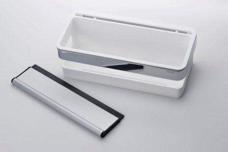 Полка Keuco Industrie 14 41459 010000 со стеклоочистителем, белая 