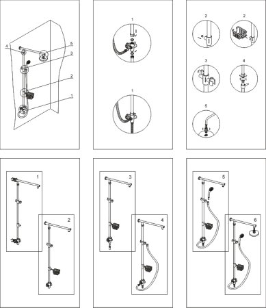 Душевая стойка WasserKRAFT A015 