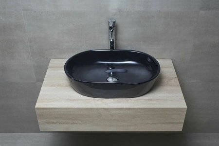 Раковина-чаша beWash Bogen 60 88601006 Черный глянец 