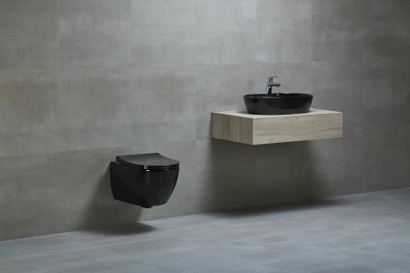 Раковина-чаша beWash Bogen 60 88601006 Черный глянец 