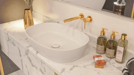 Раковина-чаша Whitecross Opal 56 0709.056038.200 Белая матовая 