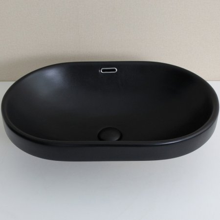 Раковина CeramaLux 60 5006CMB Черная матовая 