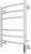 Электрический полотенцесушитель Terminus Классик П6 450х600 4670078527561 Белый матовый 