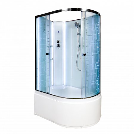 Душевая кабина Deto ЕМ4512 L N LED 
