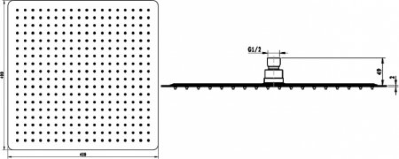 Верхний душ Villeroy & Boch TVC00040240061 