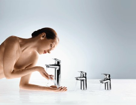 Смеситель для раковины Hansgrohe Logis 71090000 Хром 
