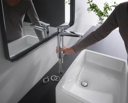 Смеситель для раковины Hansgrohe Logis 71090000 Хром 