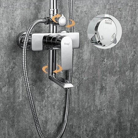 Душевая система Frap F2428 Хром 