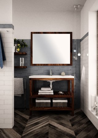 Зеркало Creto Provence 85 9-1085W Темное дерево 