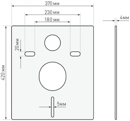 Инсталляция Berges Atom 410 040338 для унитаза с клавишей смыва Хром 